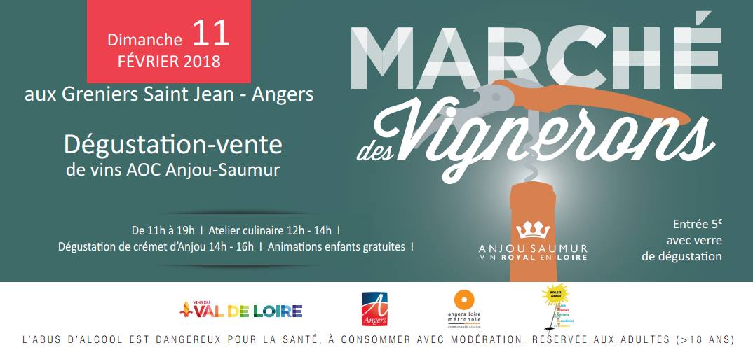 Marché des vignerons de l'Anjou Saumur